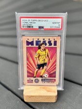 Rare Lionel Messi PSA 10 Topps Deco UEFA Club Competition ‘ La Pulga ‘ Barcelona