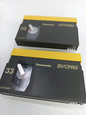 2x Panasonic DVCPRO AJ-P33MP