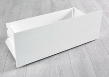 Time4Sleep 2x White Underbed Storage Drawers With Wheels-93cm x 42cm x 32cm New
