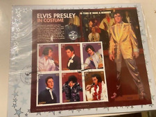 Elvis Stamps Sheet Elvis Presley In Costume Benham Cover *MINT*