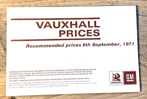 Vauxhall range price - vauxhall,