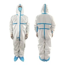 Disposable Coverall / Suit with hood & Cuffs Fully taped seams T4 paint spraying