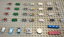 Vintage lego city town printed - town,