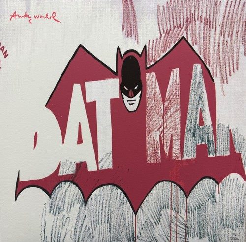 Andy warhol batman - -, signed