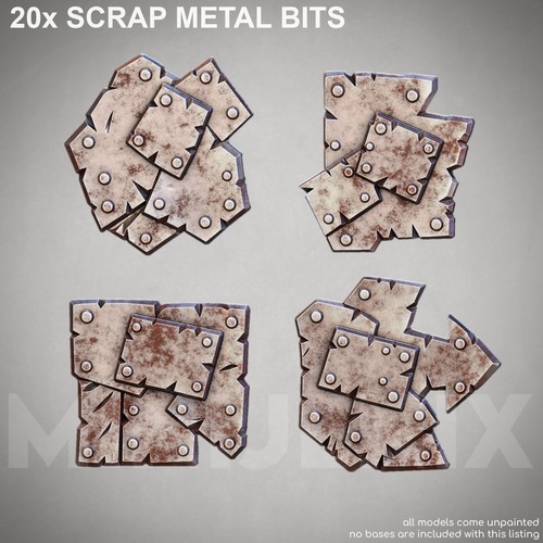 Scrap metal debris - scrap, ||