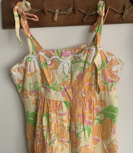 Vintage linen lilly - linen, pulitzer