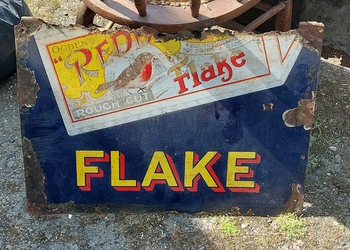 Enamel advertising sign - sign,