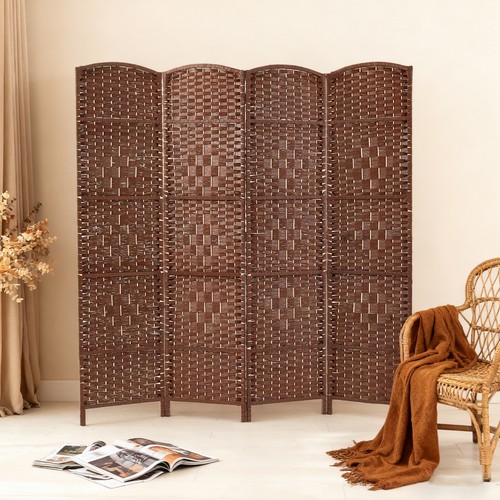 Solid hand made wicker folding - solid,
