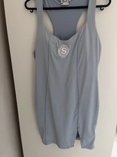 Slazenger Women’s Tennis Dress with Shorts – Blue - Sport Activewear Running Gym