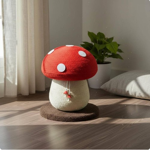 Toadstool feline tree - toadstool,