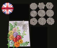9pcs Flowers Metal Cutting