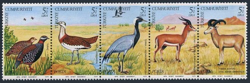 Turkey b169 b173a - turkey, b169-b173a,mnh