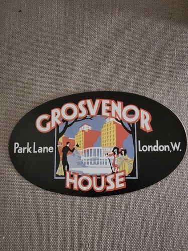 Hotel luggage label grosvenor - luggage,