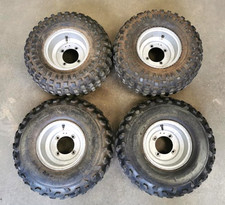 Apache 100 Quad Bike 8 x 5.5 T 20 Wheels & All terrain Dirt/Grass tyres Full Set