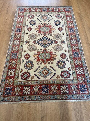 Handmade oriental kazak rug - handmade,