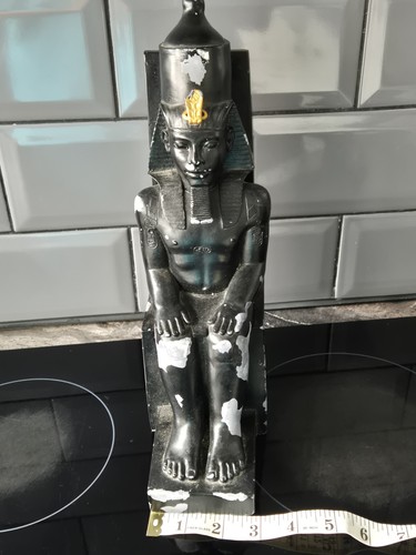Large heavy egyptian statue - large,