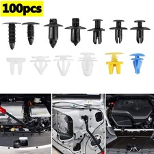 100x Plastic Rivet Fastener