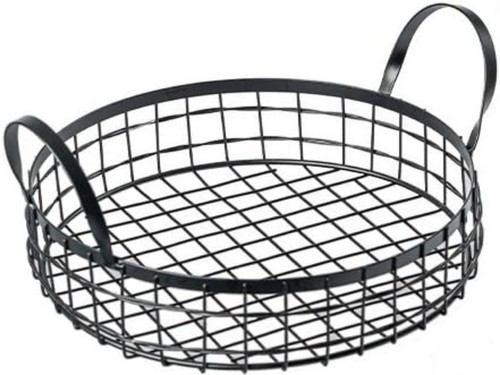 Metal wire storage basket - metal,