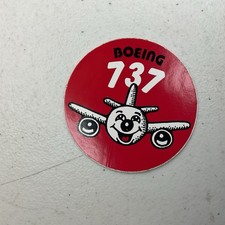 Boeing 737 Aircraft 3" Sticker