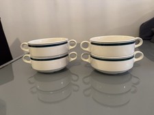 Rare vintage Royal Doulton Steelite 4x Soup Desert Bowls Dish 