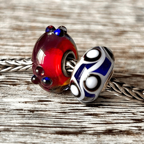 Trollbeads lot blue - 2,,