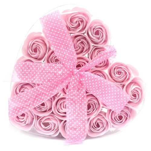 Pink rose soap flowers - rose,