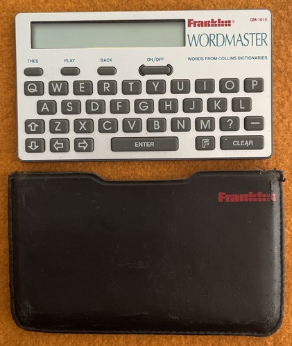 Franklin wordmaster 1015 - wordmaster, qm-1015
