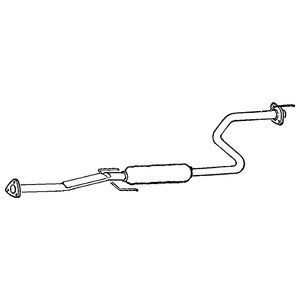 Klarius centre pipe - centre, silencer