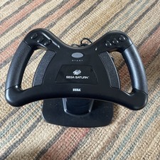 Sega Saturn Arcade Racer, official racing wheel for Sega Saturn console