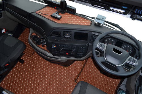 Truck eco leather floor - truck, mats