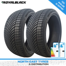 2X 225 45 18 ROYAL BLACK ALL SEASON 2 | BRAND NEW TYRES | 3 PEAK M+S XL 95W