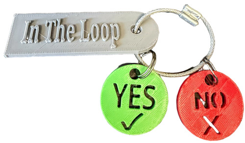Yes communication keyring - communication,