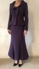 Presen de luxe mother of the bride/wedding guest outfit, purple, excellent condn