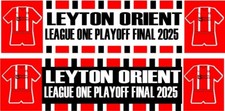 Leyton Orient League One Playoff Final Pin Badges
