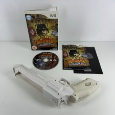 Mad Dog McCree Gunslinger Pack Nintendo Wii Game Complete Manual & Gun