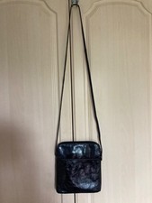 Osprey London Real leather black crossbody bag