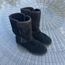 UGG Michelle Black Suede Shoes Size 5.5 UK Women's