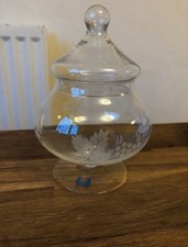 Vintage Rayware Etched Glass