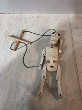 Collectible Handmade Skeleton Marionette/Puppet Wood