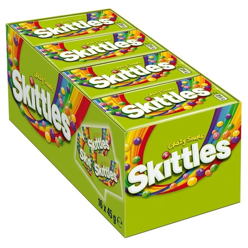 Skittles crazy sour - skittles,