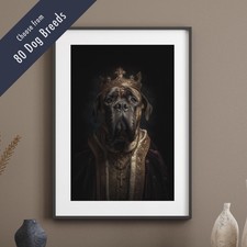 Royal Dog Portrait Print –