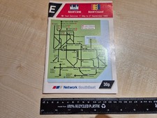 Network South East - Train Timetable - Kent Link - Coast - May to September 1992