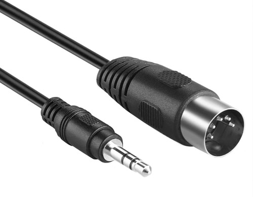 Pin din male 5mm aux - din,