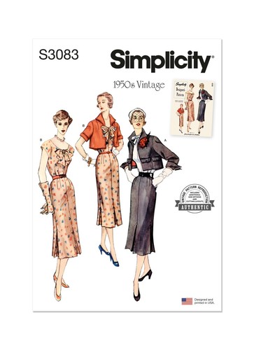 Simplicity 3083 misses - 3083, 1950's