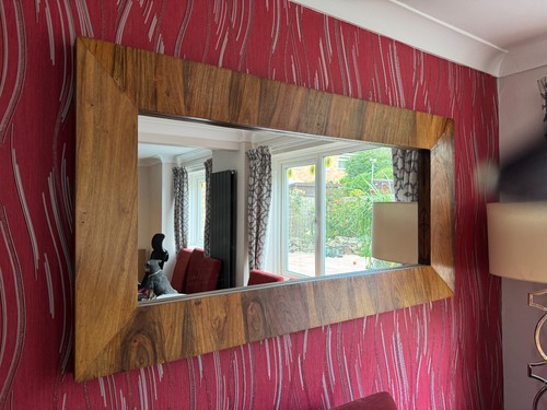Mirror sheesham wood - mirror, (indian
