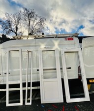 UPVC White  Door with Side