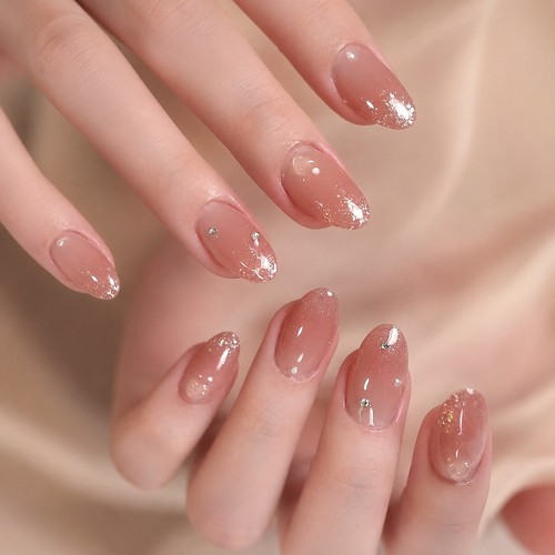 Press nails short almond - short,