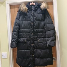 Centigrade Black Quilted Coat Size L