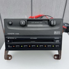 Toyota Casette Player And 6 Disc CD Changer TM0561 & Wh8405 Tested Working Tape