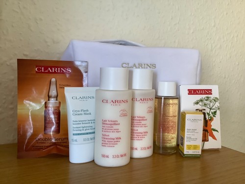Clarins skincare beauty bundle - clarins,